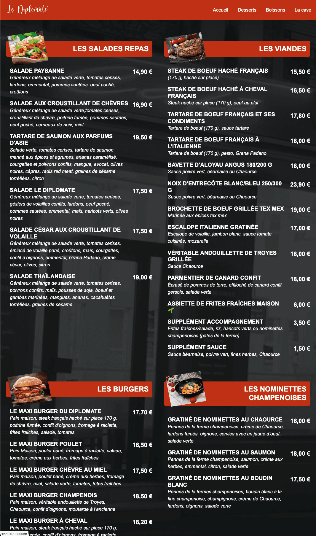 Site Le Diplomate