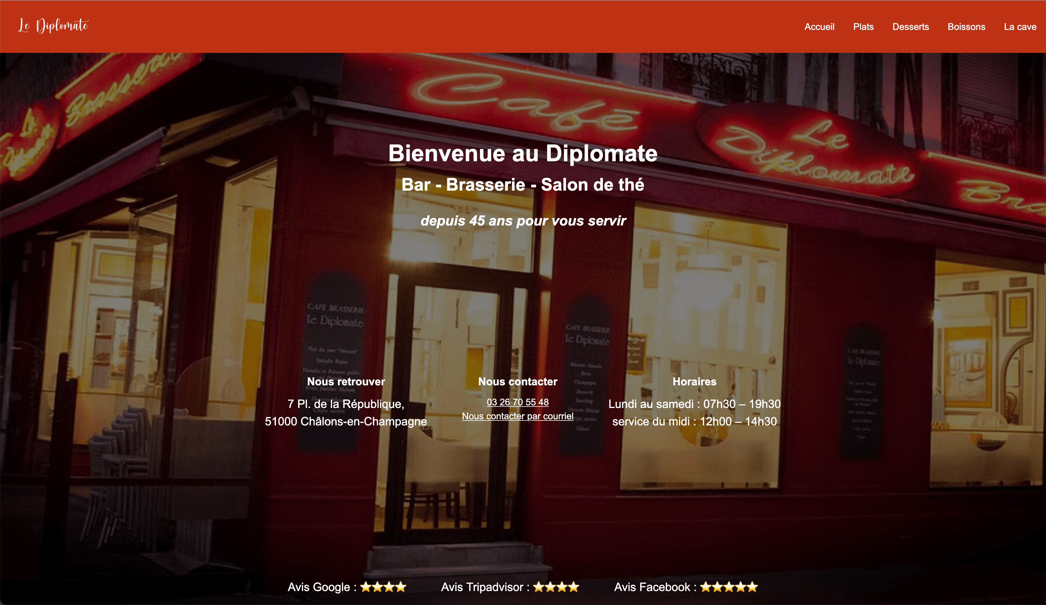 Site Le Diplomate